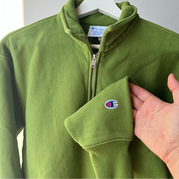 Champion sweat-shirt Apple Green - Picture 5 of 12